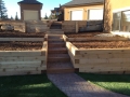 Cedar Retaining Walls